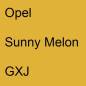 Preview: Opel, Sunny Melon, GXJ.